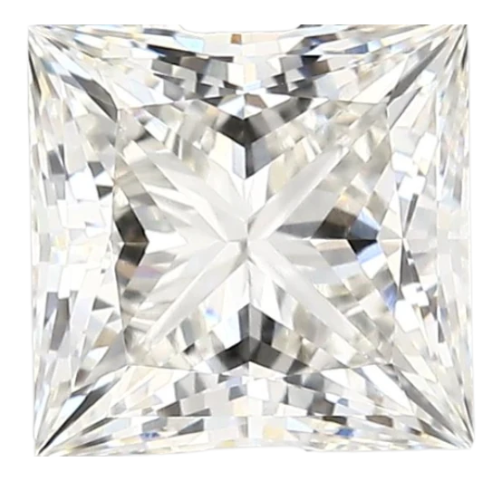 2.44 Carat G VVS1 Princess Lab Diamond Online now