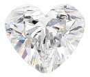 3.23 Carat F VVS2 Heart Lab Diamond Supply