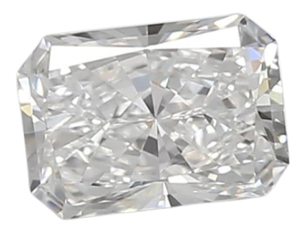 0.64 Carat D VVS2 Radiant Lab Diamond Cheap