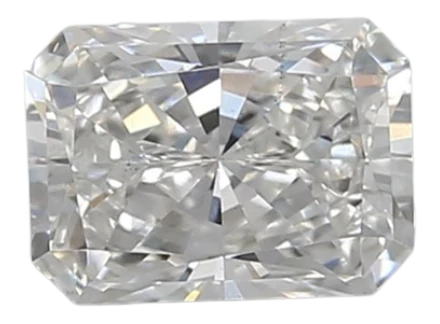 0.88 Carat F VS2 Radiant Lab Diamond Hot on Sale