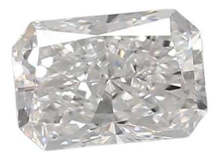 0.63 Carat D VVS2 Radiant Lab Diamond Online Sale