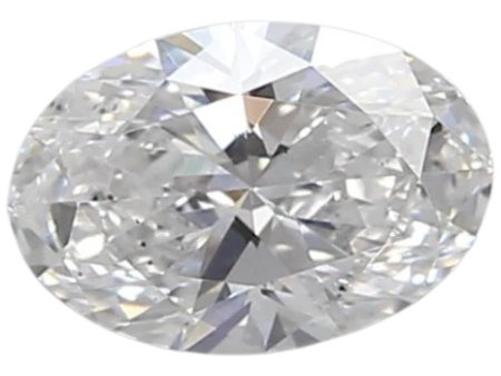 0.59 Carat D VS2 Oval Lab Diamond Discount