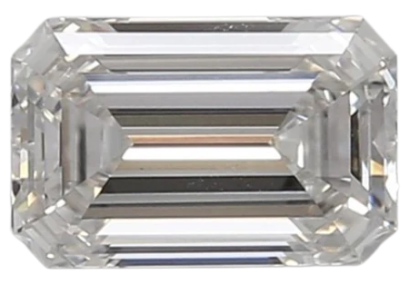 0.91 Carat F VS2 Emerald Lab Diamond For Cheap