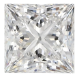 1.28 Carat D VVS2 Princess Lab Diamond For Cheap