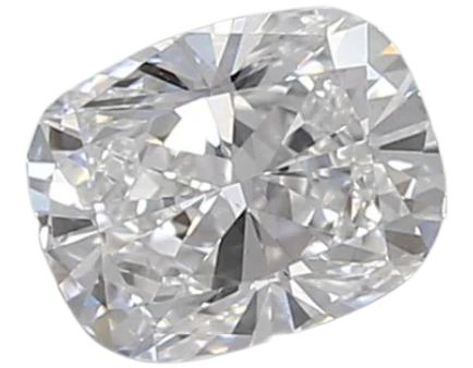 0.59 Carat D VS1 Elongated Cushion Lab Diamond For Sale