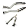 ISR Exhaust Lexus GS300 (1998-2005) 3  Midpipe to Dual 2.5  Catback w  GT Dual N1 Mufflers For Discount