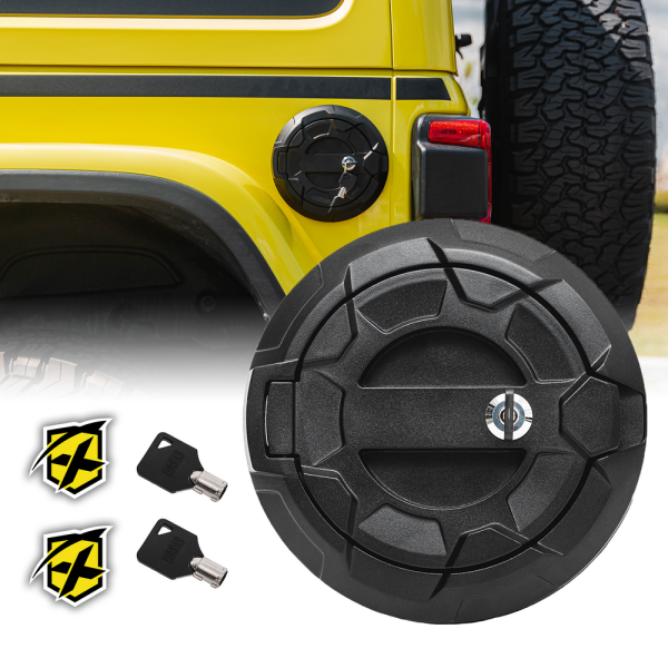 Xprite Gas Cap Cover Jeep Wrangler JL (2018-2022) w  or w o Key Latch Supply