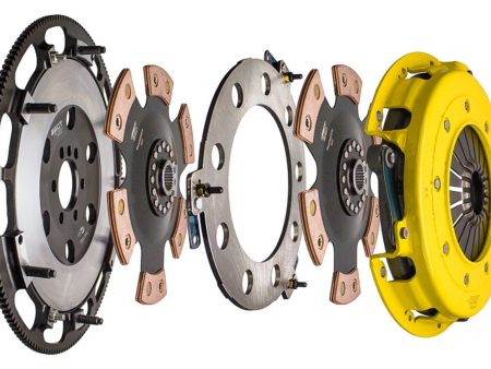 ACT Clutch Kit Corvette C5   C6 5.7L V8 (97-04) 6.0L V8 (97-04) 6.2L V8 (08-13) 7.0L V8 (06-13) 6 Puck Twin Disc Xtreme Race Kit For Sale