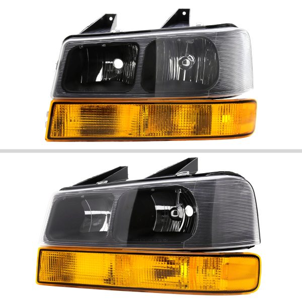 Spec-D Replacement Headlights Chevy Express   GMC Savana Van (2003-2023) Black Housing OEM Style Online Hot Sale