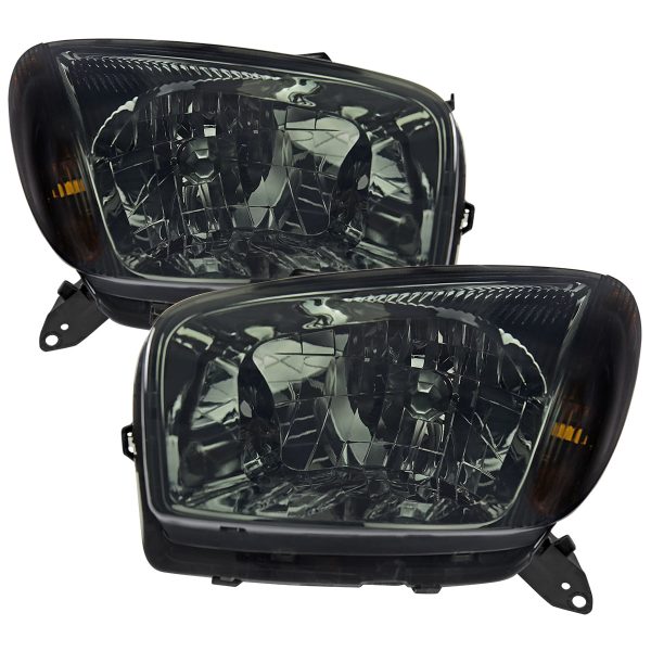 Spec-D OEM Replacement Headlights Toyota RAV4 (01-03) Non Sport - Black   Smoked   Clear Hot on Sale