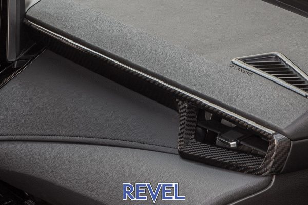 REVEL GT Dry Carbon Fiber Toyota GR Corolla (2023) Front A C Dash Panel Covers Discount