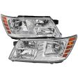 Spec-D Replacement Headlights Dodge Journey (2009-2020) Smoked   Chrome Housing OEM Style Online Hot Sale