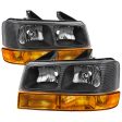 Spec-D Replacement Headlights Chevy Express   GMC Savana Van (2003-2023) Black Housing OEM Style Online Hot Sale