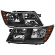 Spec-D Replacement Headlights Dodge Journey (2009-2020) Smoked   Chrome Housing OEM Style Online Hot Sale