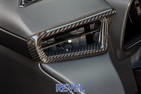 REVEL GT Dry Carbon Fiber Toyota GR Corolla (2023) Front A C Dash Panel Covers Discount