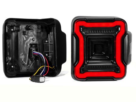 Led Smoked Lens Tail Light Kit - Jeep Wrangler JL w  Brake Turn Reverse For Cheap