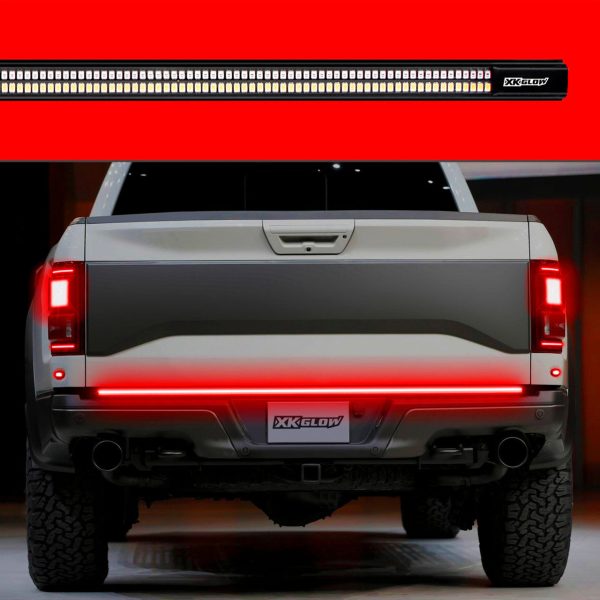 XKGlow Truck Tailgate Light  Chasing Turn Signal & Built-in Error Canceller [3rd gen] - 48  or 60  Led Bar For Sale